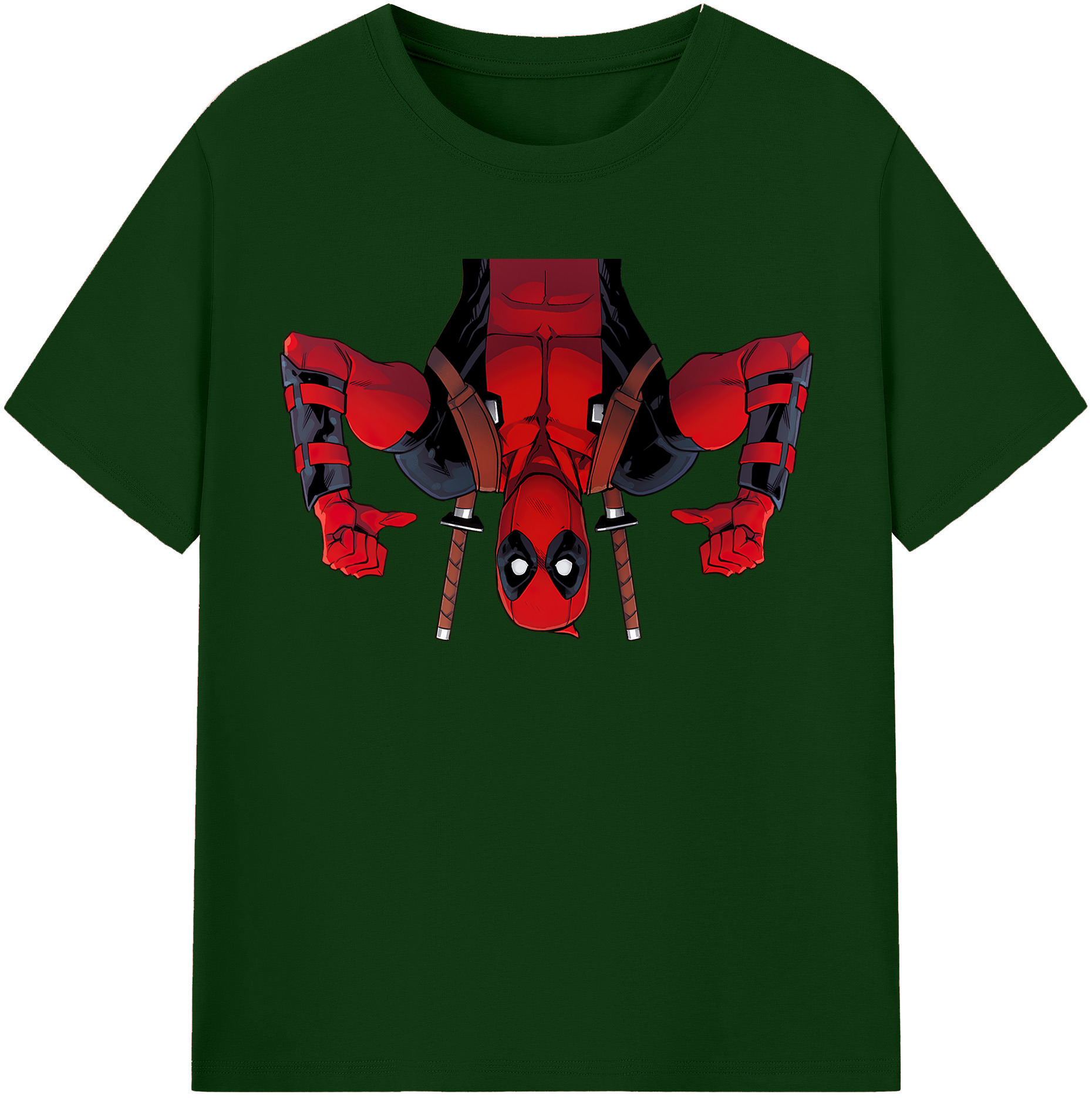 （画像用） Deadpool デッドプール 綿100％半袖Tシャツ（フロントプリント）